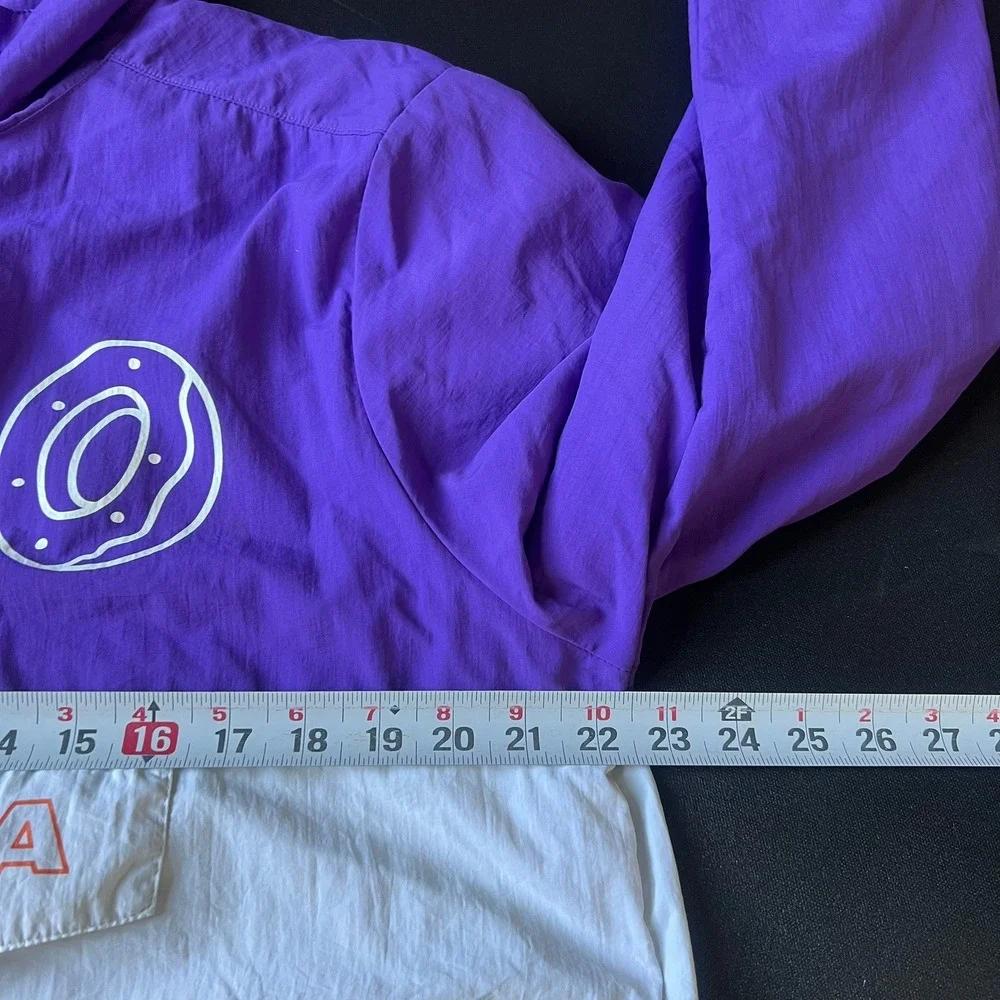 Odd Future OFWGKTA Colorblock Anorak Windbreaker Mens L Dopamine Gorpcore Donut